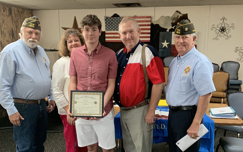 Fairfield VFW Post Salutes Outstanding Performance in ‘Voice of Democracy’