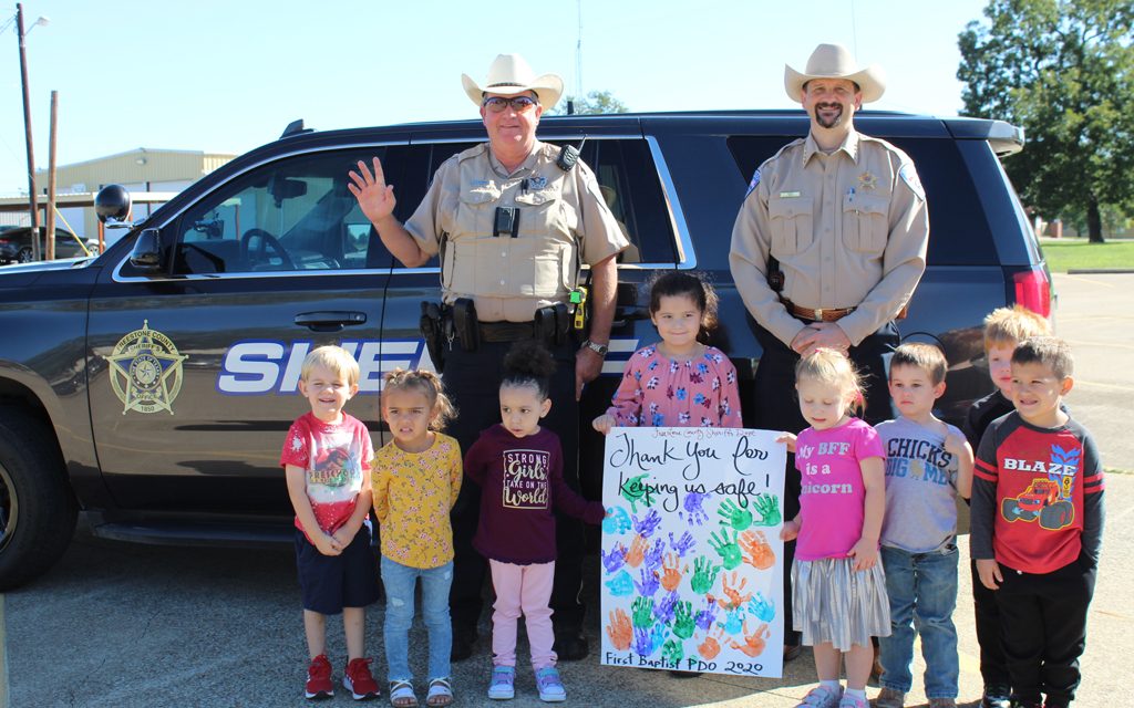 First Responders Meet Youngsters at First Baptist