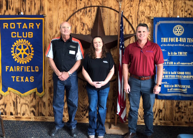 Extension Agent Guest Speaker at Fairfield Rotary Club