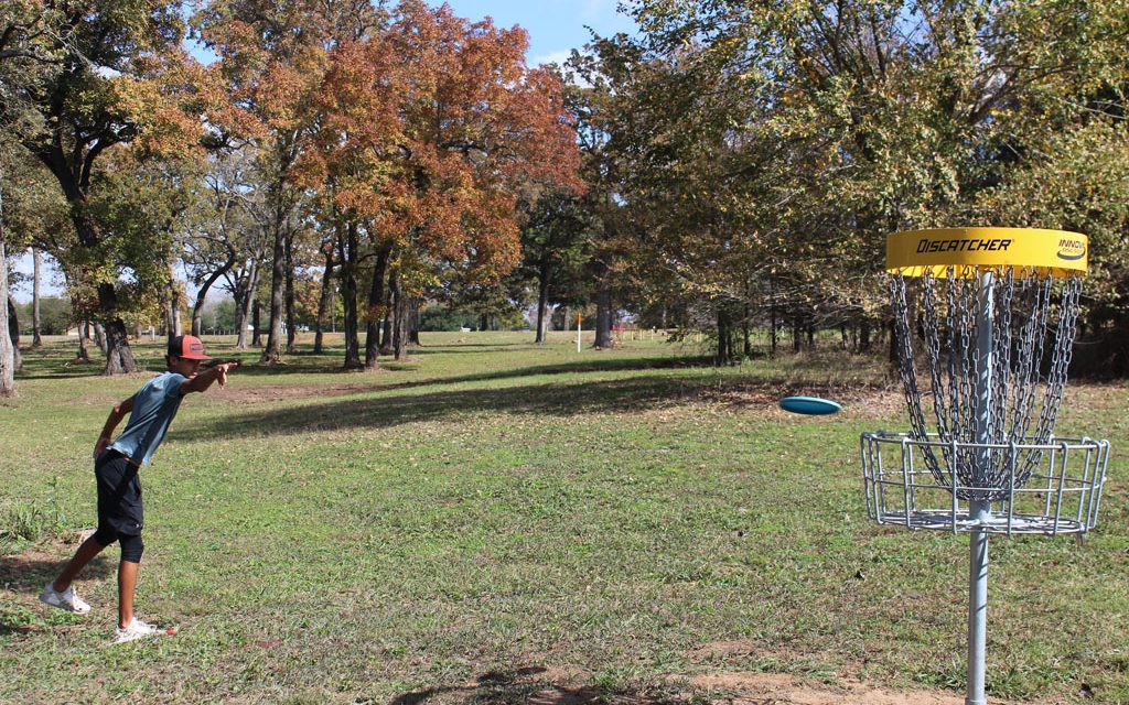 Students Beginning to Use Local Disc Golf Course