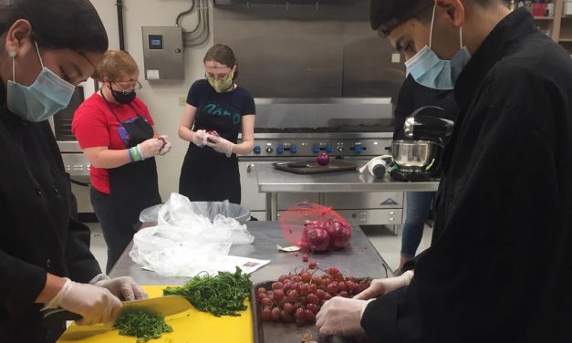 Kitchen to Table:  Class Prepares Meals for Teachers