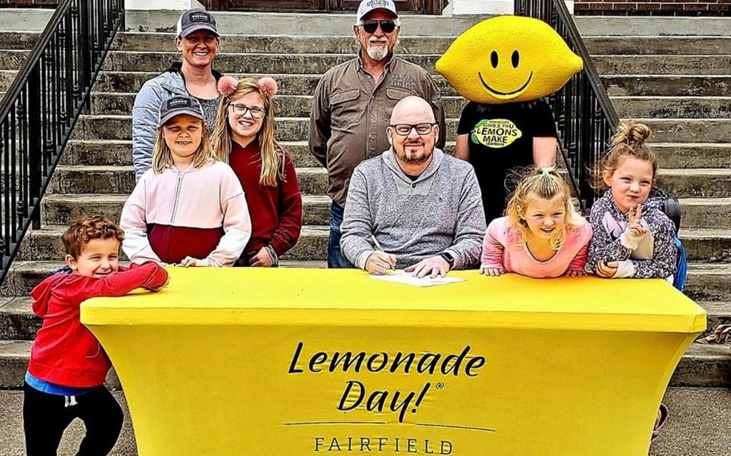Fairfield Mayor Hughes Proclaims Lemonade Day Saturday, May 1