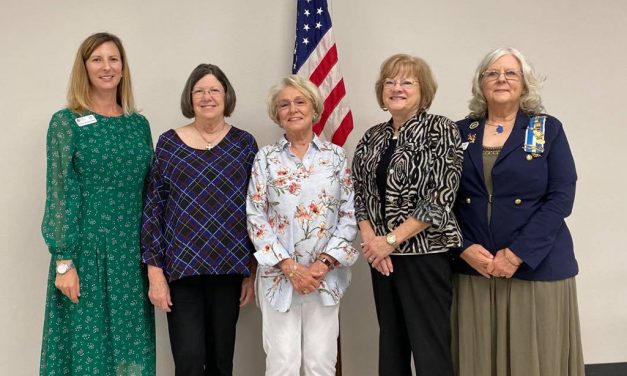 Special Visit by Molly Goodnight at Final Meeting for Jonathan Hardin Chapter
