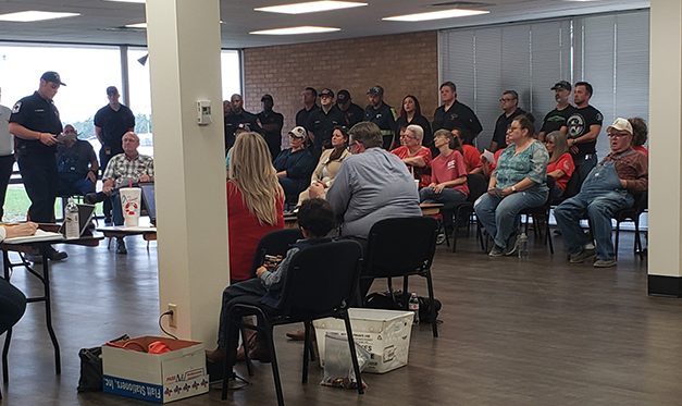 Council Listens To Firefighters Prior To Closed Session Discussion of City vs. County Property