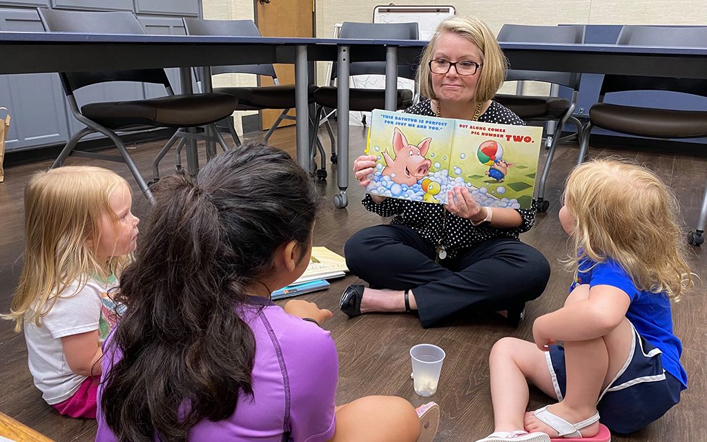 New Fairfield Elementary Principal Shares Storytime at Library