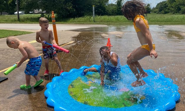 Summer Fun:  Sprinklers At The Library