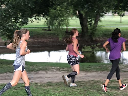 Student Athletes Off and Running