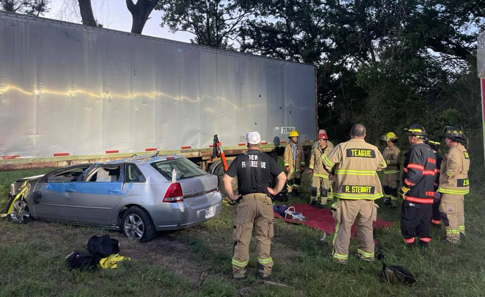 Teague Firefighters Receive Hands-On Training