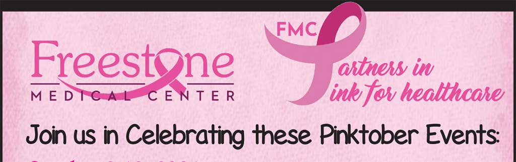 New Events for FMC’s Pinktober This Coming Month