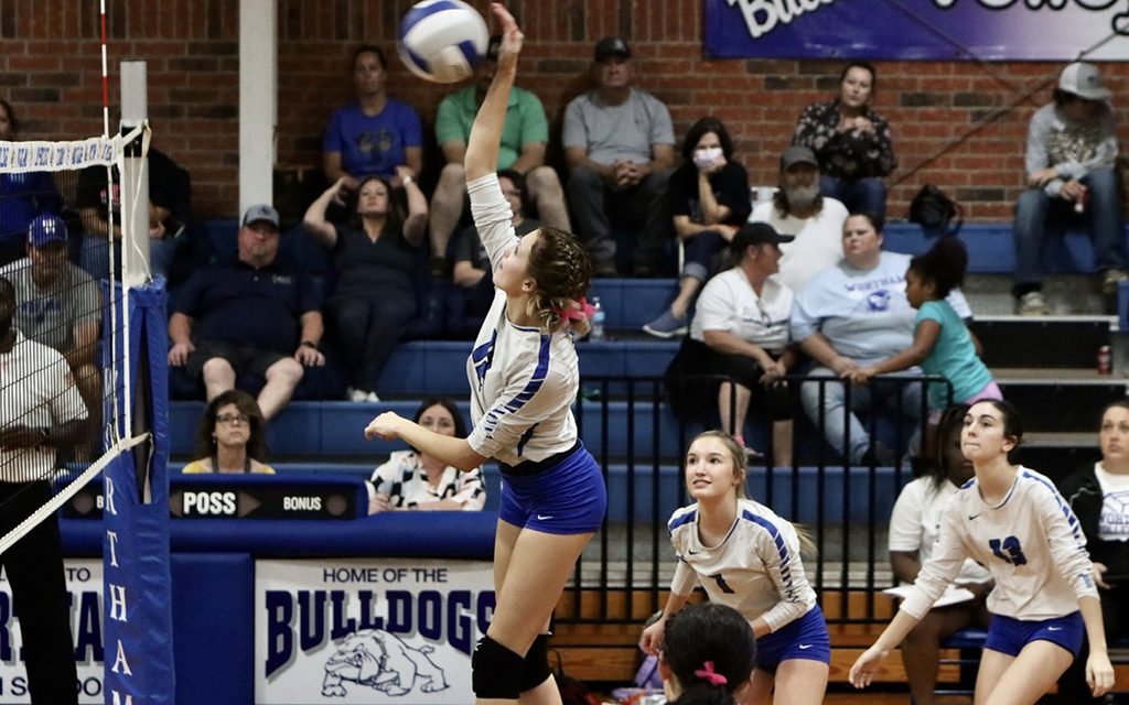 Wortham Lady Bulldogs Secure Second in District Volleyball