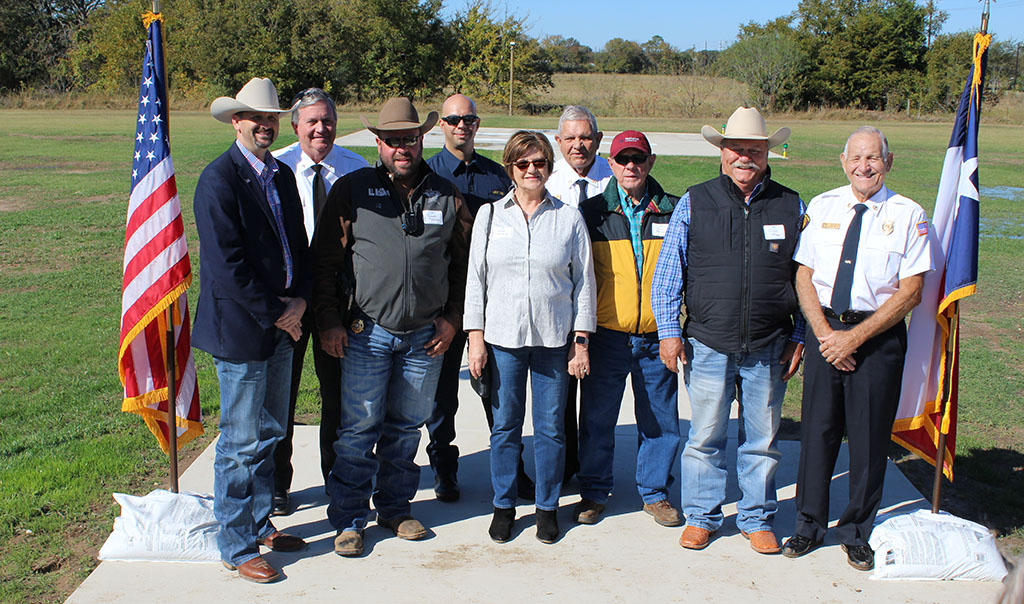 Community Celebrates Project Completion of FM 416 Landing Zone at New Hope