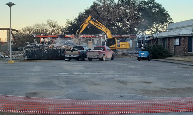 Old Teague Hospital Comes Down, Teague EMS Stays Strong