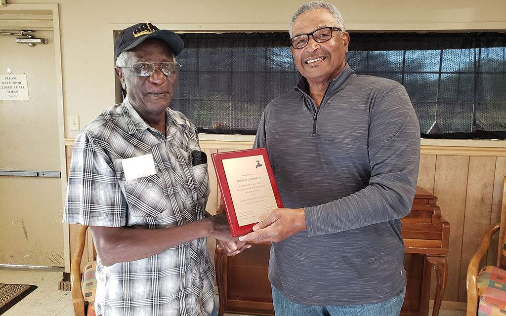 Twenty-Seven Years of Service for Milton Campbell of Butler Water Supply Corporation
