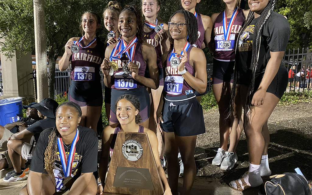 Fairfield Lady Eagles Track Team Second in State