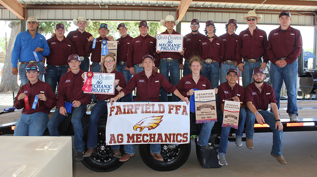 Fairfield FFA Takes Grand AND Reserve Champion at 2022 Ag Mechanics Show