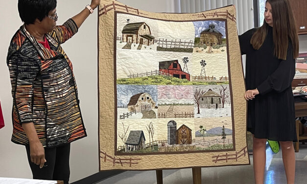 ‘American Heritage Through Quilting’ Presented to Jonathan Hardin Chapter DAR