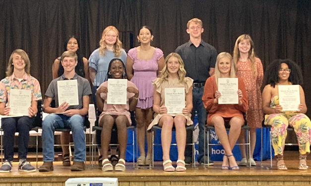 New Students Inducted into Wortham National Honor Society