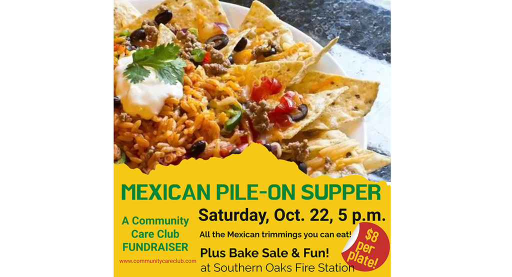 CCC Presents Mexican Dinner Fundraiser This Saturday, Oct. 22nd