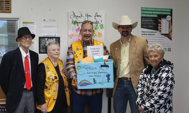 Fairfield Lions Club Delivers ‘Thanks’ to County Sheriff