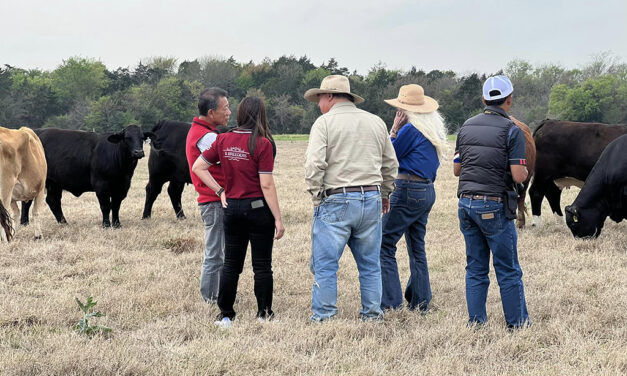 International Visit at Emmons Ranch in Freestone County, Texas