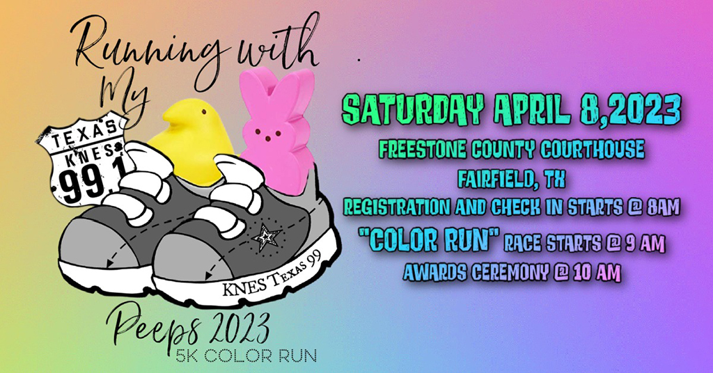 Register Now! for ‘Running With My Peeps’ 5K Color Run
