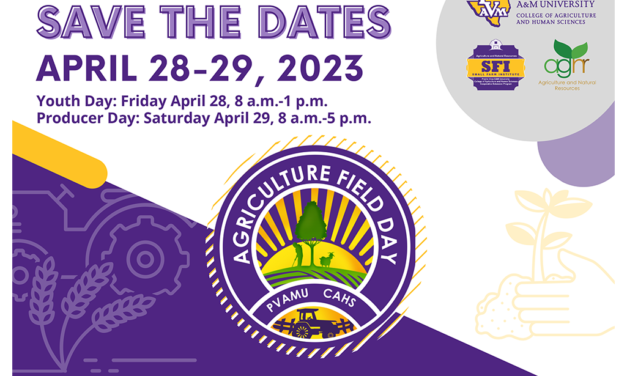 Make Plans to Attend Ag Field Day April 28-29 at Prairie View A&M University