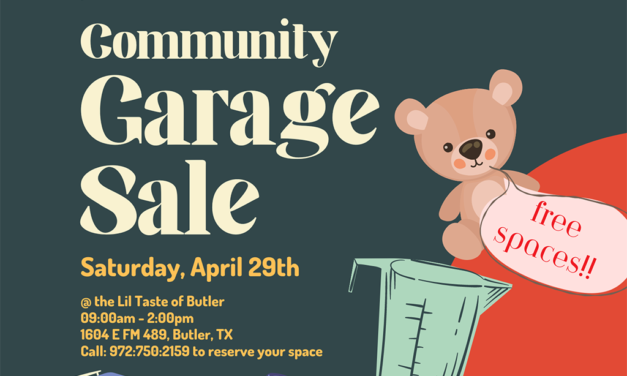 ‘Lil Taste of Butler’ and Community Garage Sale This Saturday at the E.E. Wheat Memorial Community Center