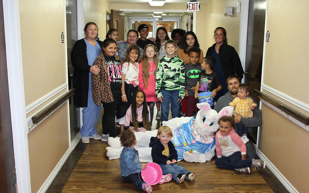 Families Enjoy Egg Hunt at Fairview Healthcare
