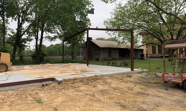 Framework Begins on New Building