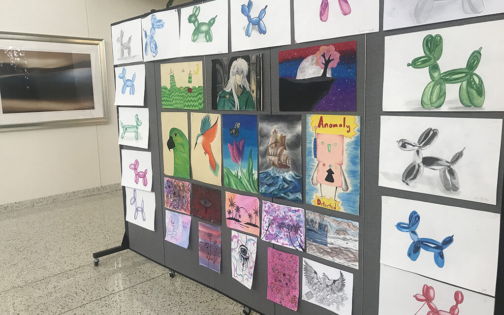 Art Exhibition for Teague ISD Students Continues thru May 12