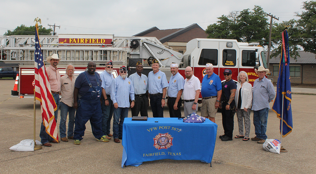 Flag Retirement Ceremony Held at Fairfield Fire Department