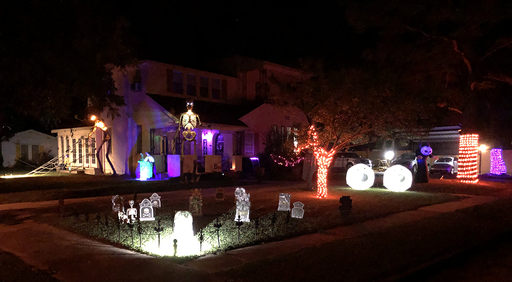 Who Has this Year’s Spookiest Yard? Wortham Garden Club Knows!