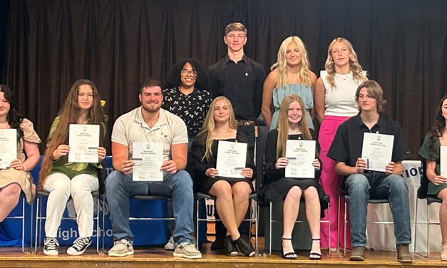 National Honor Society Induction held at Wortham High School
