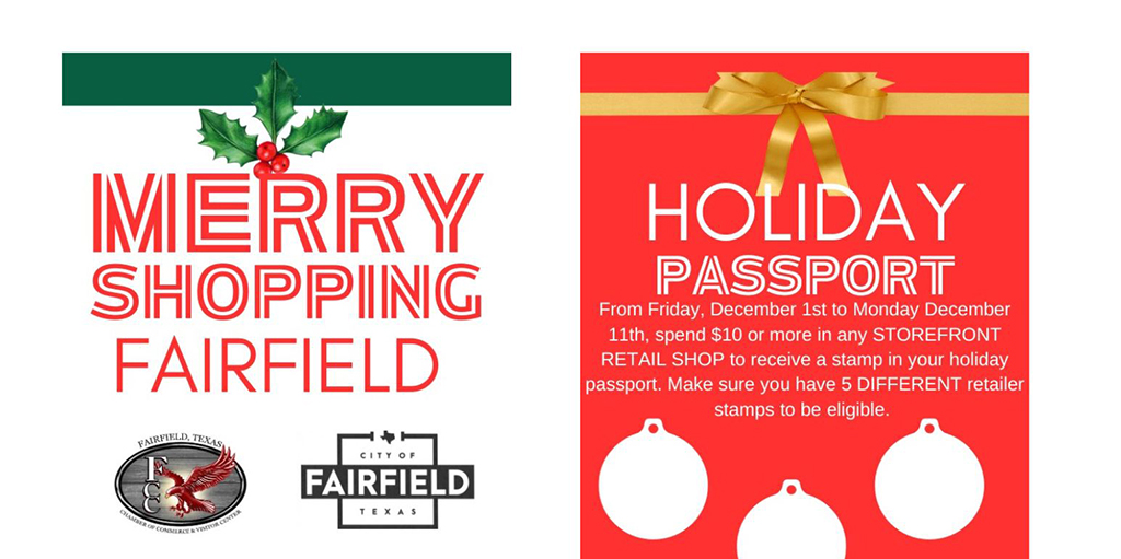 Merry Shopping in Fairfield:  Get Your Holiday Passport to Win