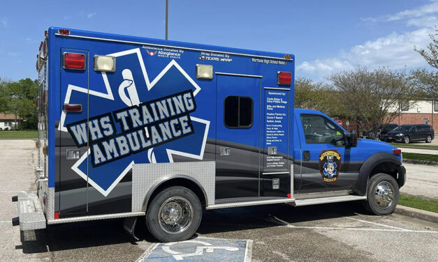 WHS Health Careers Academy Students Partner with Allegiance for Training Ambulance
