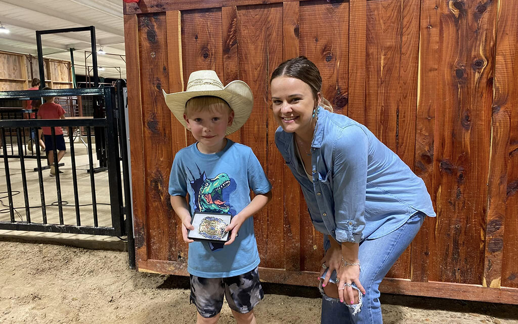 Stick Horse Rodeo Winners Received Buckles