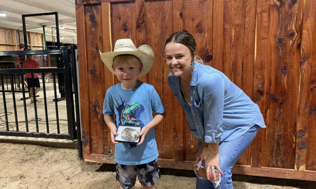 Stick Horse Rodeo Winners Received Buckles