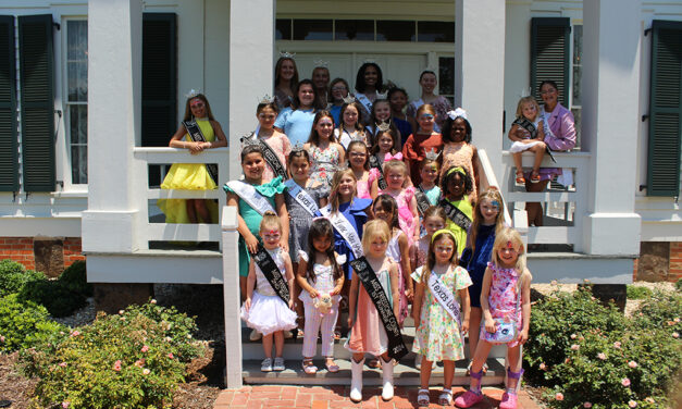 Freestone County Young Ladies Enjoy Tea with Miss Texas