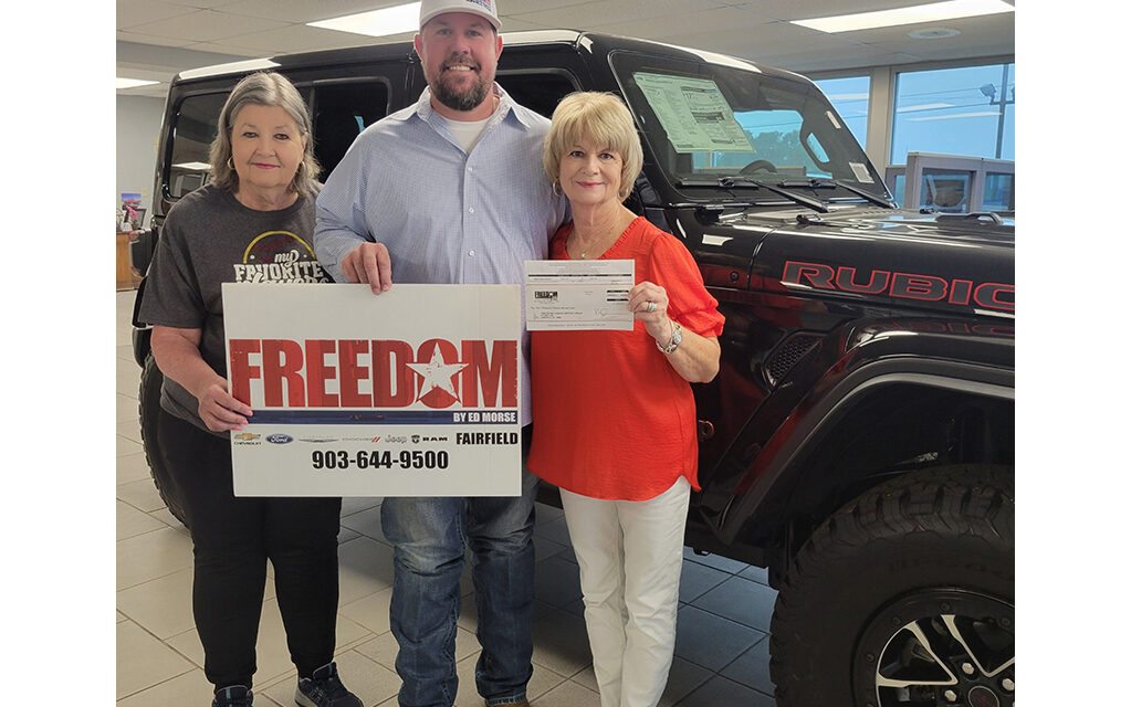 Freedom by Ed Morse Auto Group Donates Big Check for Cancer Support