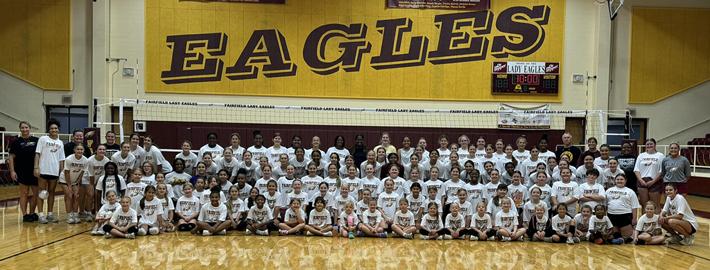 Large Crowd of Athletes Attend Volleyball Camp at FHS