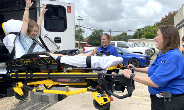 Fairfield Library Patrons Inspect Ambulance as First Responders Join Storytime