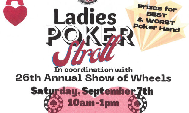 Play Poker and Shop Local in Fairfield in September