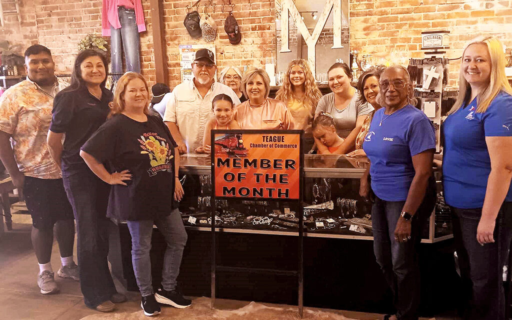 Yoakum Mercantile Named Teague Business of the Month