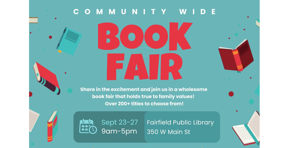 Family-Friendly Book Fair Planned Sept. 23-27