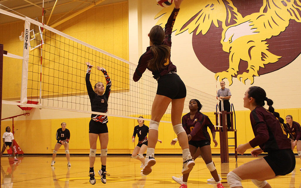 FHS Junior Varsity & Varsity Volleyball Action