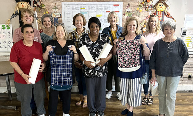 Adult Bibs Donated to Local Rehab Centers on GFWC National Day of Service