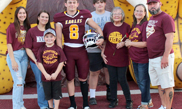 FHS Celebrates Senior Night with Family at Eagle Field