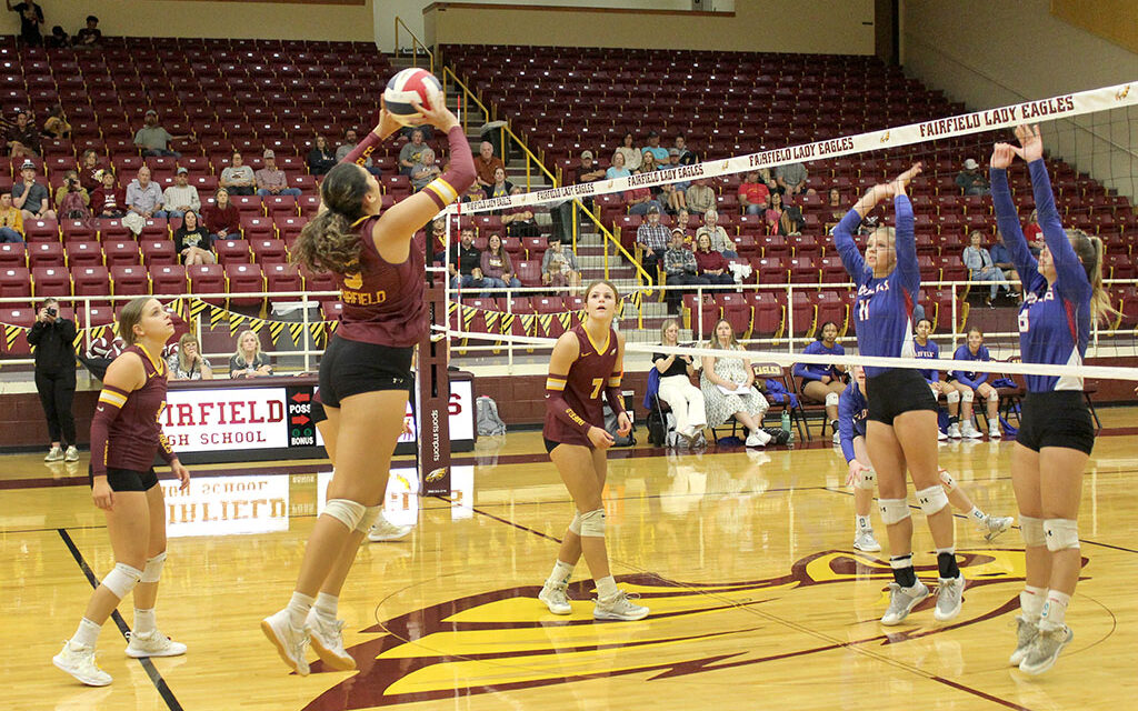 Lady Eagles Butt Heads with Lady Elks