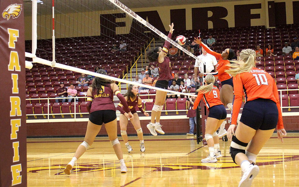 Fairfield Wins Volleyball Battle of Hwy 84 Against Teague