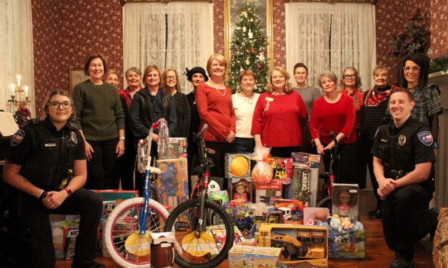 Fairfield History Club Donates Toys to Blue Santa